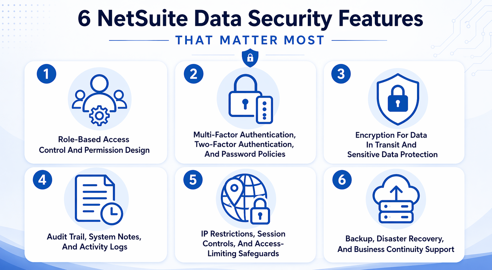 6 NetSuite Data Security Features That Matter Most