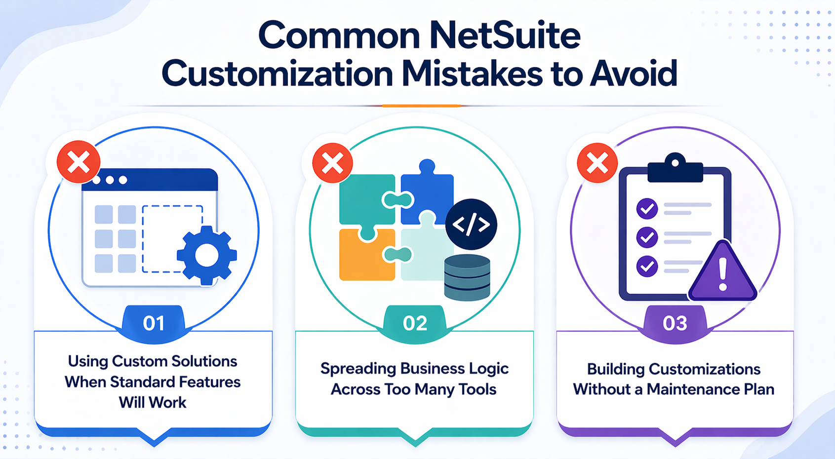 Common NetSuite Customization Mistakes to Avoid