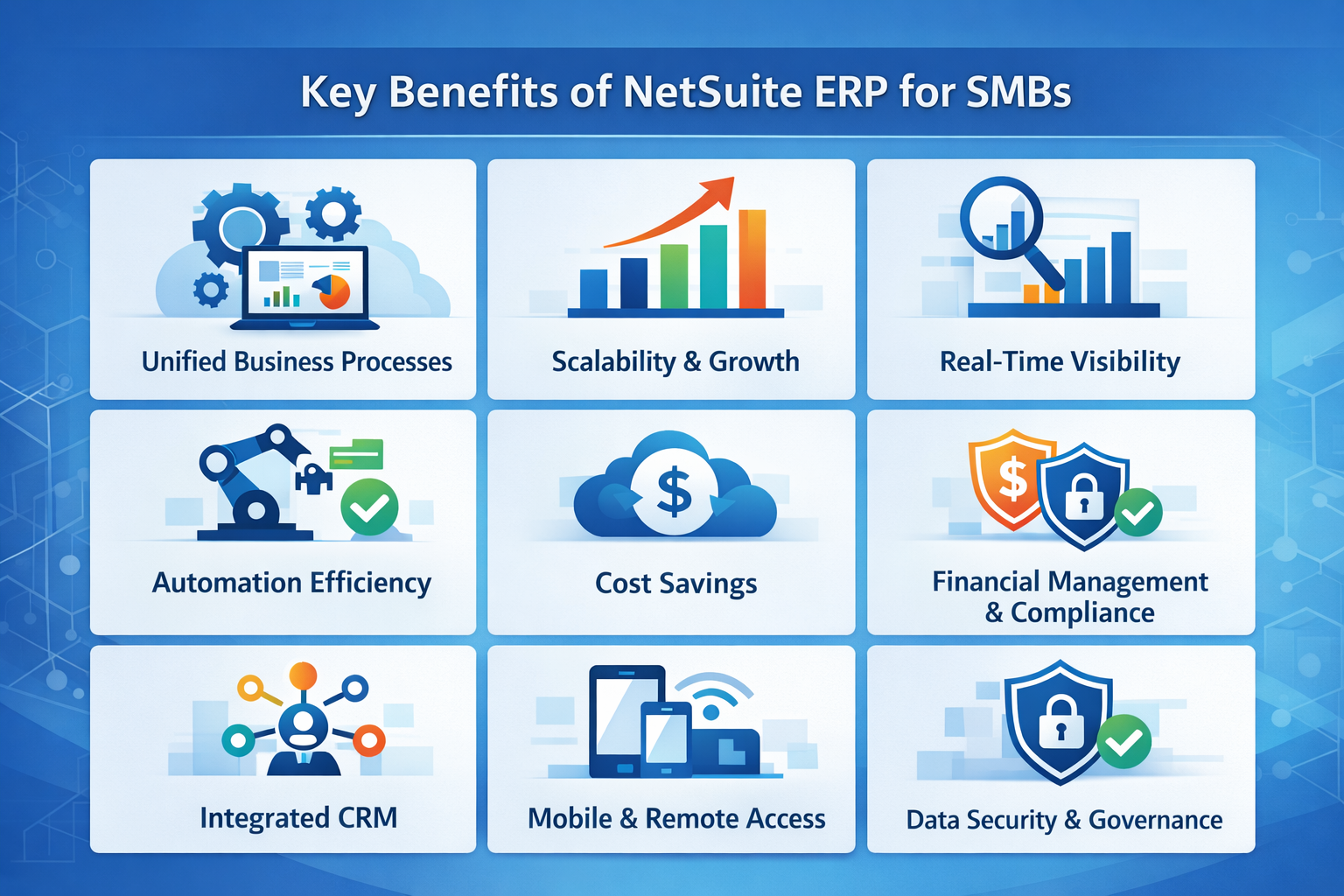 Key Benefits of Implementing NetSuite ERP for Small and Medium Businesses